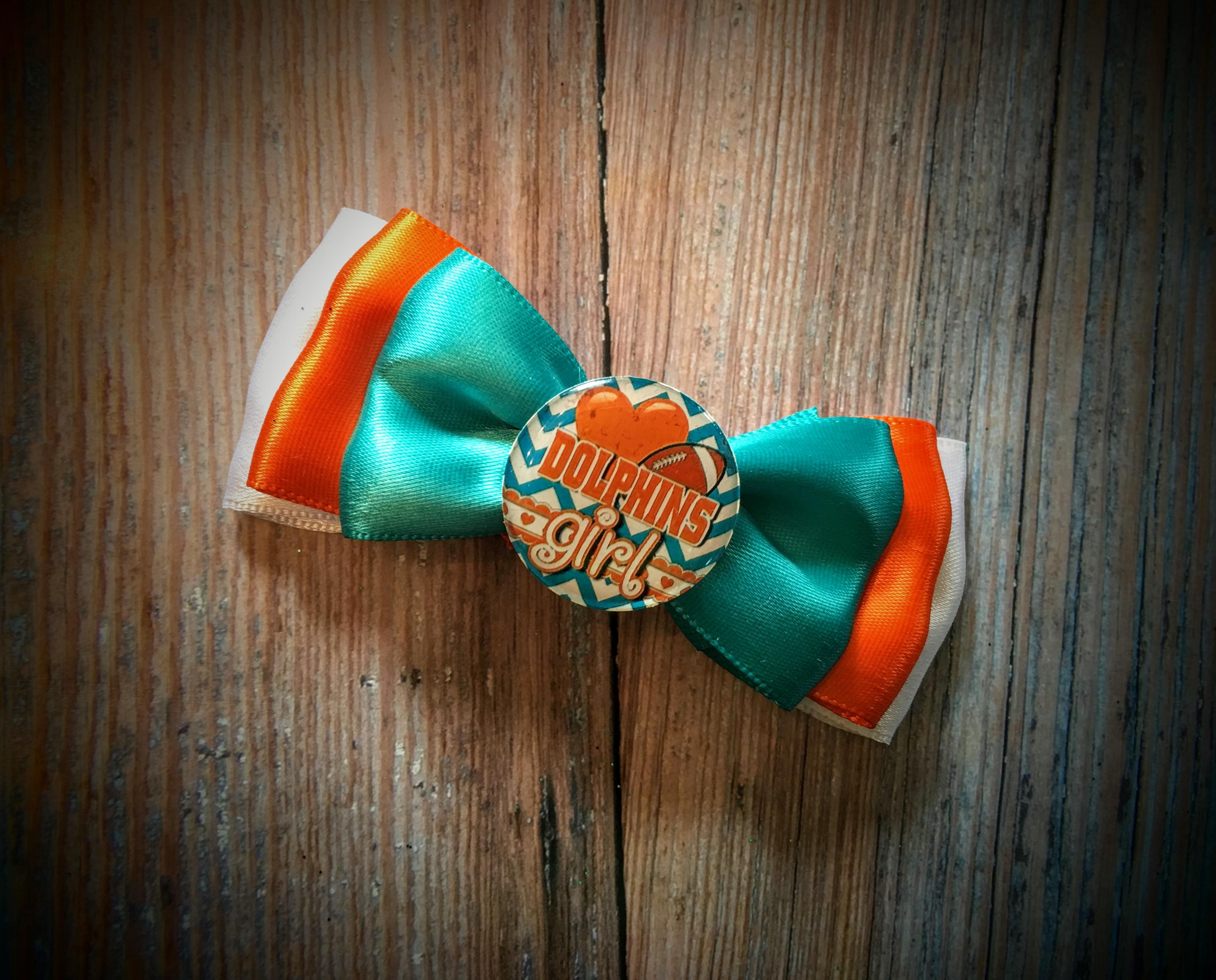 Miami Dolphins Bow Tie